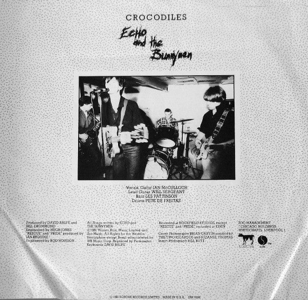 Echo And The Bunnymen* : Crocodiles (LP, Album, Jac)