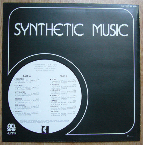 Various : Synthetic Music (LP)