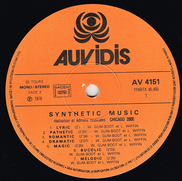 Various : Synthetic Music (LP)