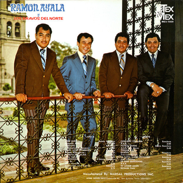 Ramón Ayala y Los Bravos Del Norte* : Por Que ?? (LP, Album, Blu)