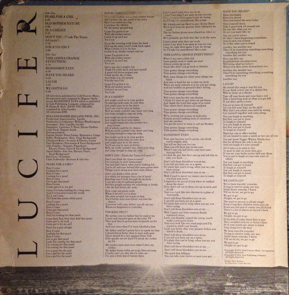 Lucifer (9) : Lucifer (LP, Album, Jac)