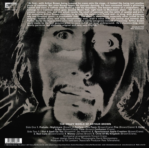 The Crazy World Of Arthur Brown : The Crazy World Of Arthur Brown (LP, Album, Ltd, RE, Yel)