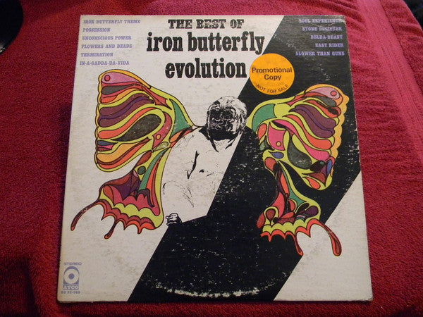 Iron Butterfly : The Best Of Iron Butterfly Evolution (LP, Comp, Promo, RI)