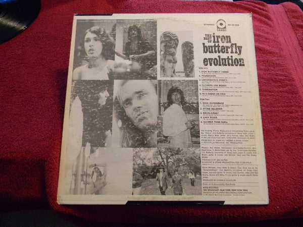 Iron Butterfly : The Best Of Iron Butterfly Evolution (LP, Comp, Promo, RI)