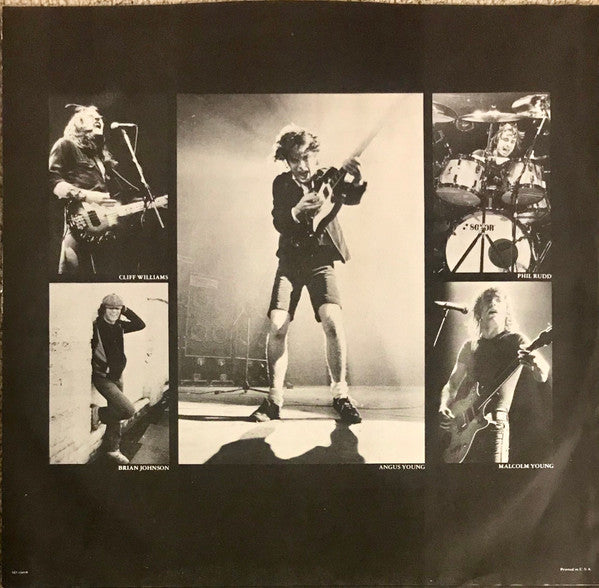AC/DC : Back In Black (LP, Album, MO,)