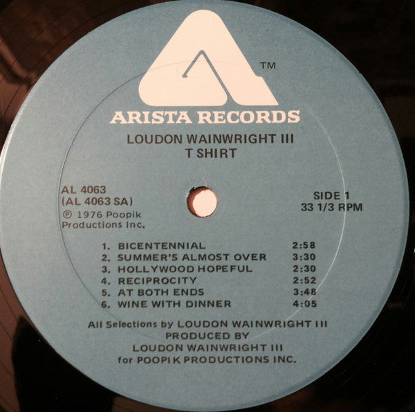 Loudon Wainwright III : T Shirt (LP, Album)