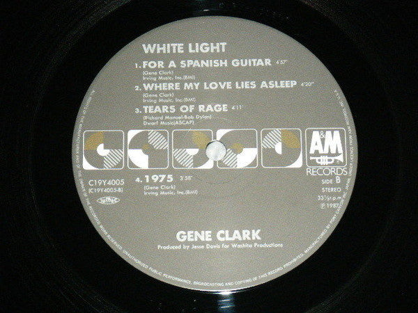 Gene Clark : White Light (LP, Album, RE)