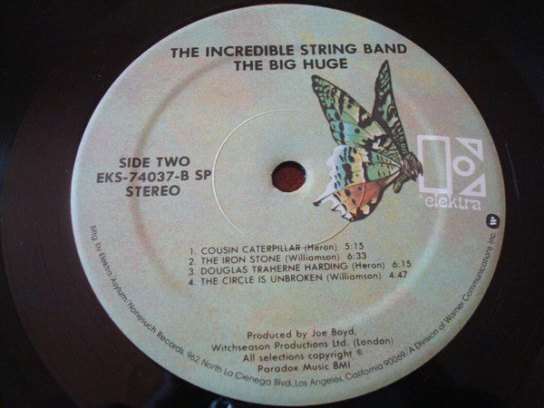 The Incredible String Band : The Big Huge (LP, Album, RE)