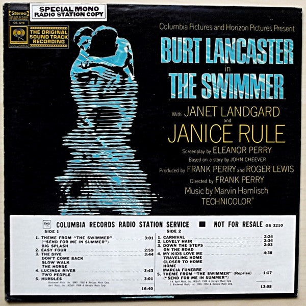 Marvin Hamlisch : The Swimmer (LP, Album, Mono, Promo)