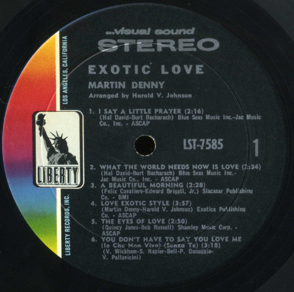 Martin Denny : Exotic Love (LP, Album)