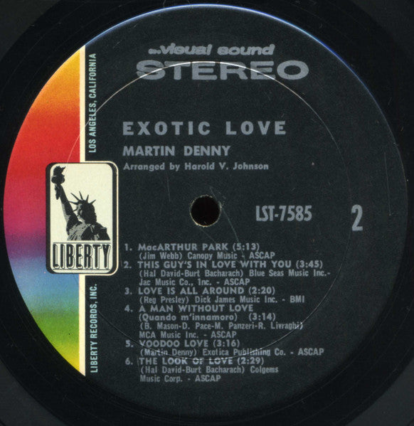 Martin Denny : Exotic Love (LP, Album)