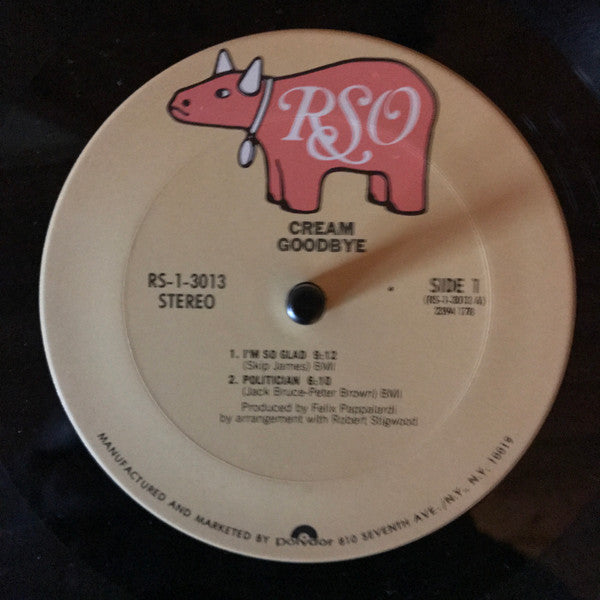 Cream (2) : Goodbye (LP, Album, RE, Ter)