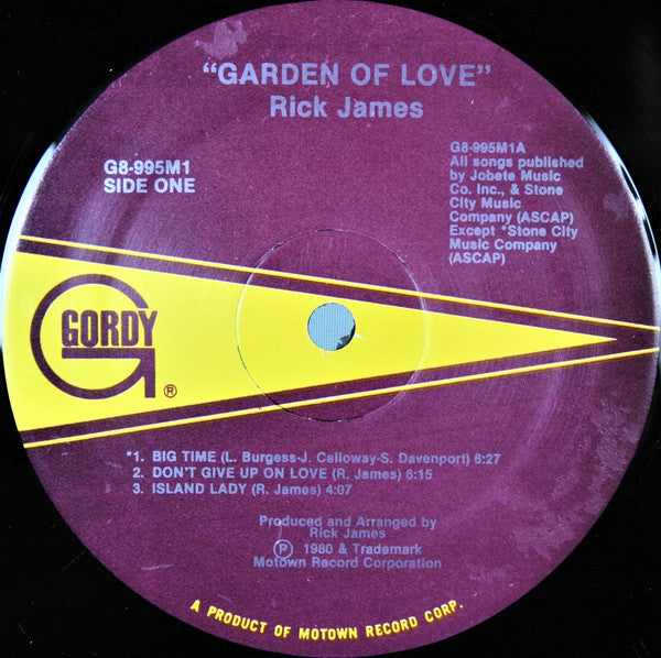 Rick James : Garden Of Love (LP, Album)