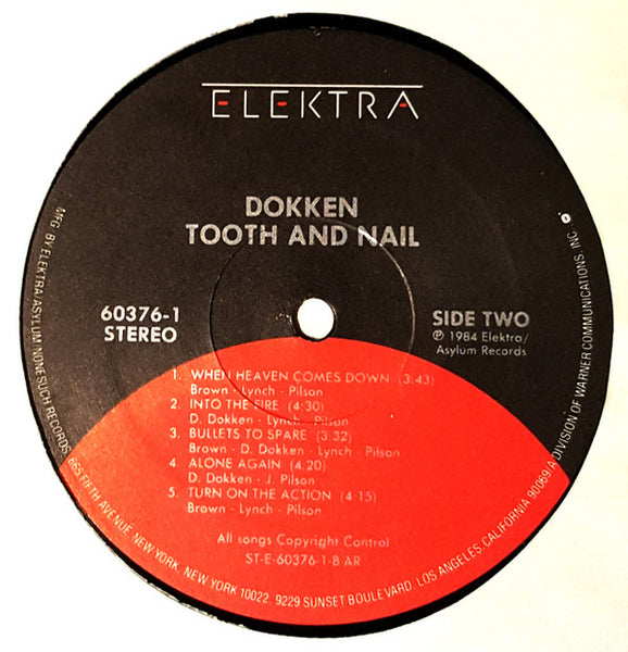 Dokken : Tooth And Nail (LP, Album, AR )