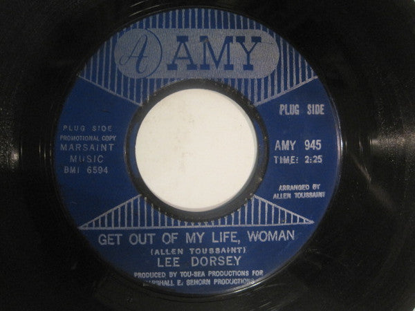 Lee Dorsey : Get Out Of My Life, Woman (7", Promo, Bes)