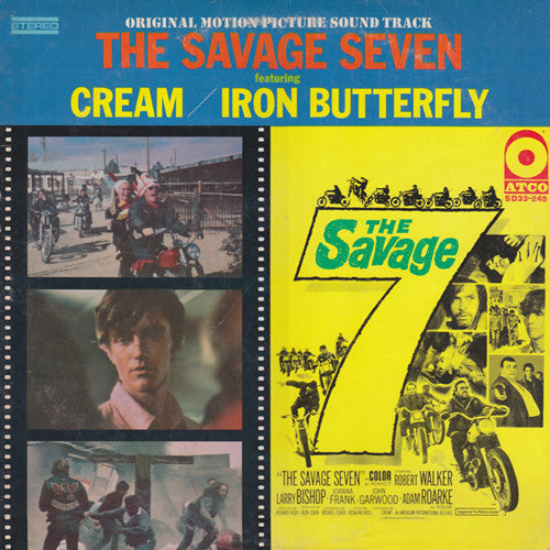 Various : Original Motion Picture Sound Track The Savage Seven Featuring Cream / Iron Butterfly (LP, Ter)