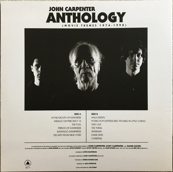 John Carpenter : Anthology (Movie Themes 1974–1998) (LP)