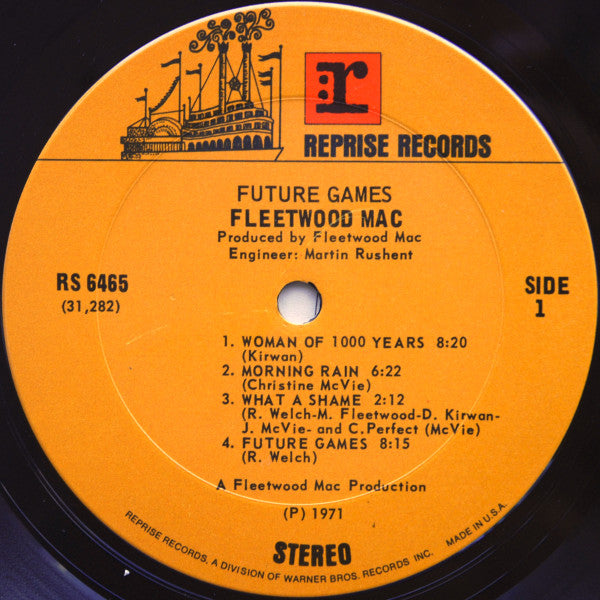 Fleetwood Mac : Future Games (LP, Album, Yel)