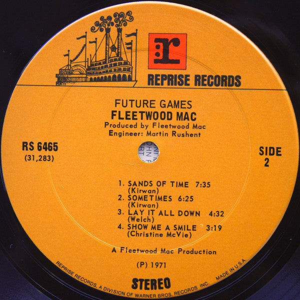 Fleetwood Mac : Future Games (LP, Album, Yel)