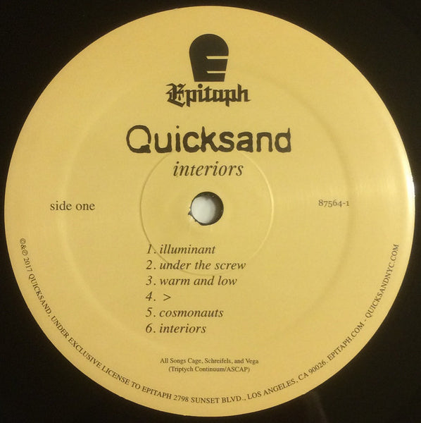 Quicksand (3) : Interiors (LP, Album)