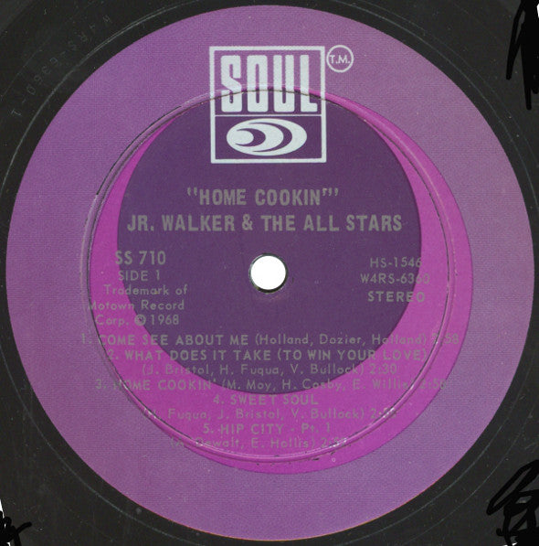 Junior Walker & The All Stars : Home Cookin' (LP, Album)