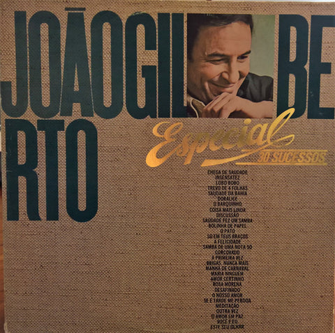 João Gilberto : Especial 30 Sucessos (2xLP, Comp, Gat)