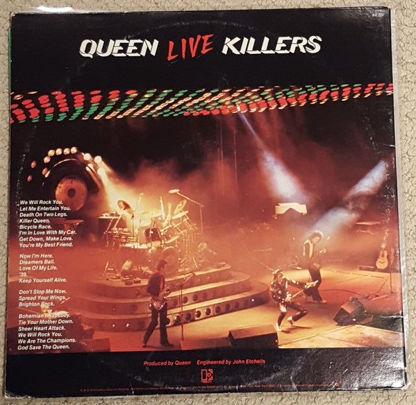 Queen : Live Killers (2xLP, Album, Gat)