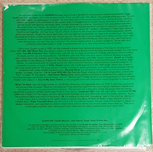 Queen : Live Killers (2xLP, Album, Gat)