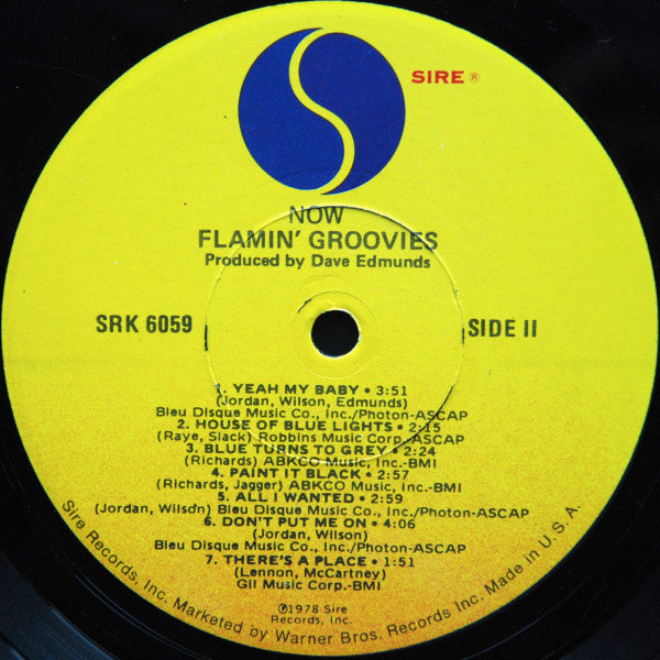 Flamin' Groovies* : Now (LP, Album, Los)