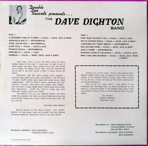 The Dave Dighton Band : Country Clover (LP)