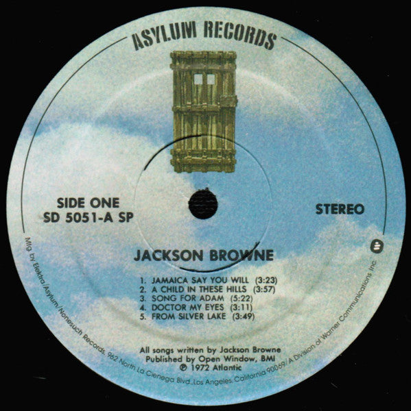 Jackson Browne : Jackson Browne (LP, Album, RE, SP )