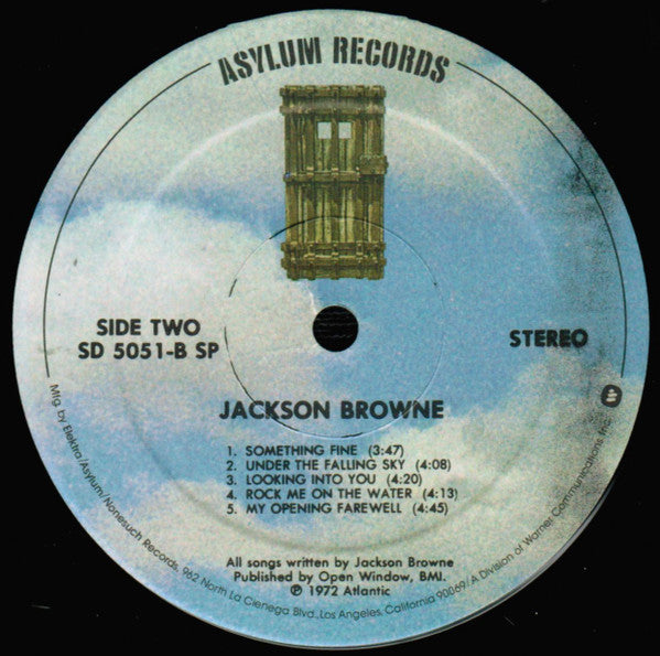 Jackson Browne : Jackson Browne (LP, Album, RE, SP )