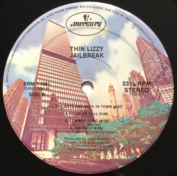 Thin Lizzy : Jailbreak (LP, Album, RP, 53 )