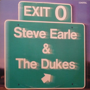 Steve Earle & The Dukes : Exit 0 (LP, Album, Club)
