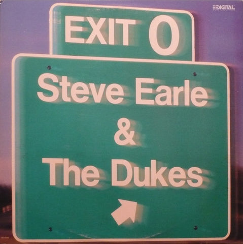 Steve Earle & The Dukes : Exit 0 (LP, Album, Club)