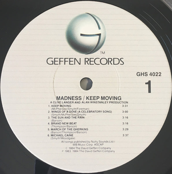 Madness : Keep Moving (LP, Album, Jac)