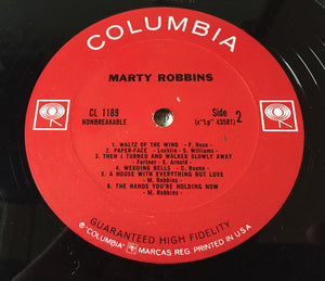 Marty Robbins : Marty Robbins (LP, Album, Mono)