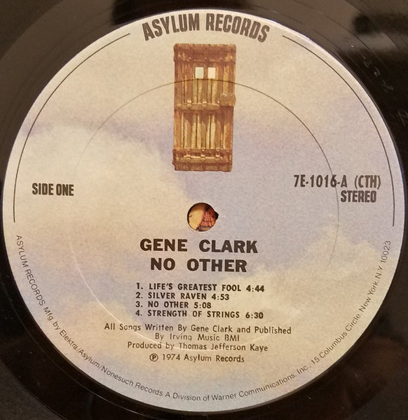 Gene Clark : No Other (LP, Album, CTH)