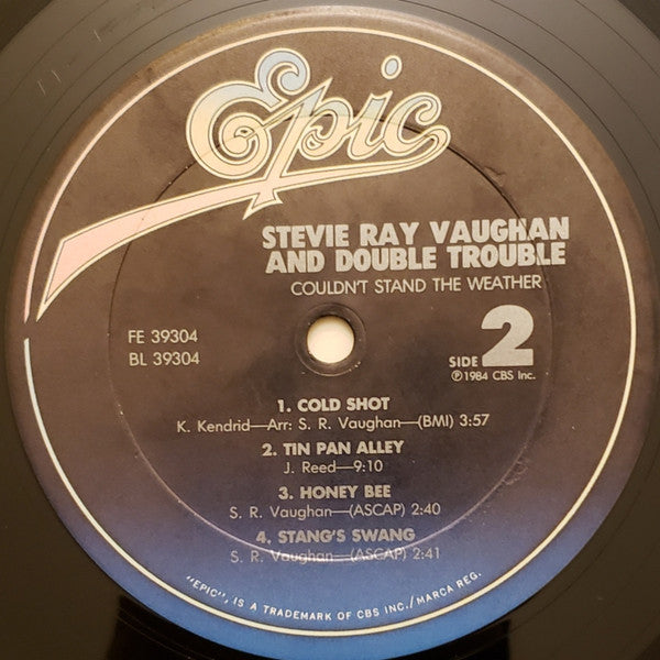 Stevie Ray Vaughan And Double Trouble* : Couldn't Stand The Weather (LP, Album, Pit)