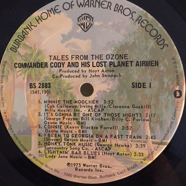 Commander Cody And His Lost Planet Airmen : Tales From The Ozone (LP, Album)