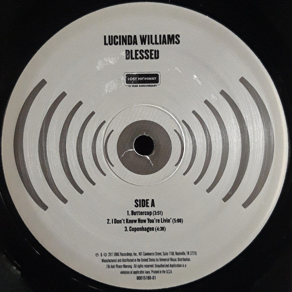 Lucinda Williams : Blessed (2xLP, RP + 2xCD + Album, RE)