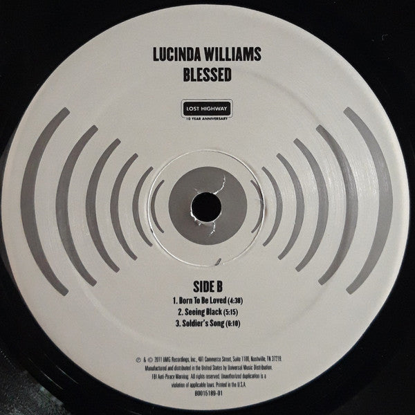 Lucinda Williams : Blessed (2xLP, RP + 2xCD + Album, RE)