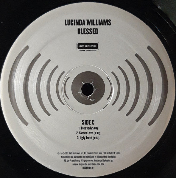 Lucinda Williams : Blessed (2xLP, RP + 2xCD + Album, RE)