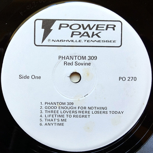 Red Sovine : Phantom 309 (LP, Album, RP)