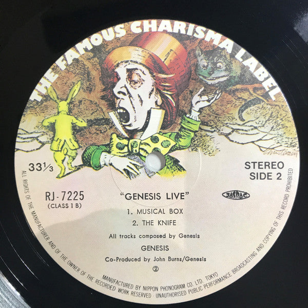Genesis : Live (LP, Album, RE)