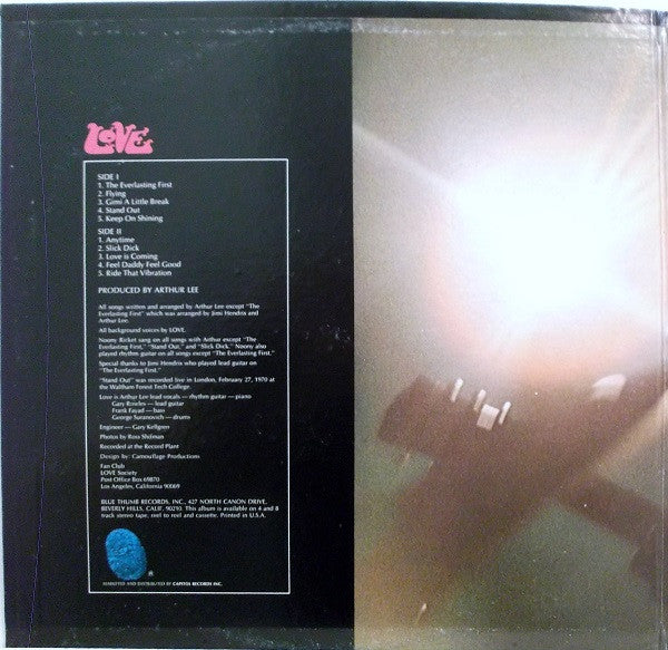 Love : False Start (LP, Album, Los)