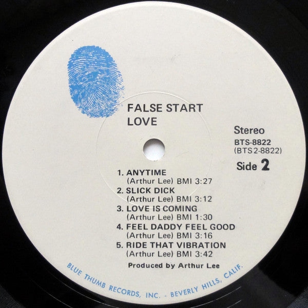 Love : False Start (LP, Album, Los)