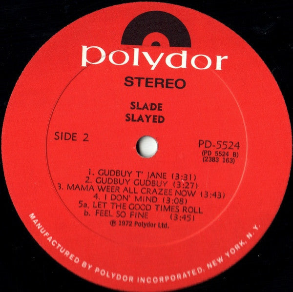 Slade : Slayed? (LP, Album, All)