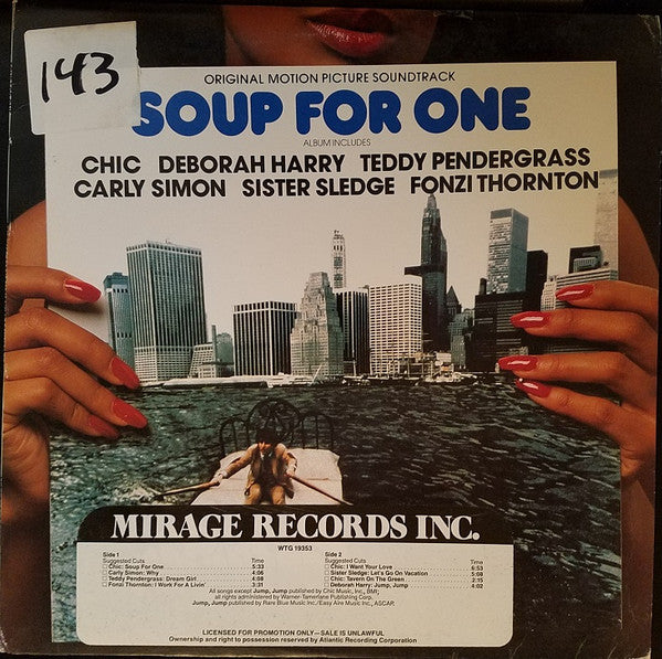 Various : Soup For One - Original Motion Picture Soundtrack (LP, Comp, AR )