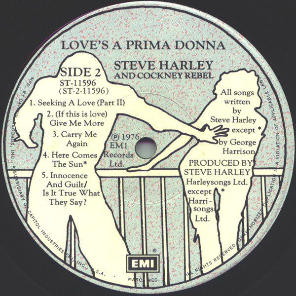 Steve Harley And Cockney Rebel* : Love's A Prima Donna (LP, Album)